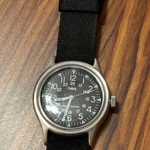Timex field watch steel case